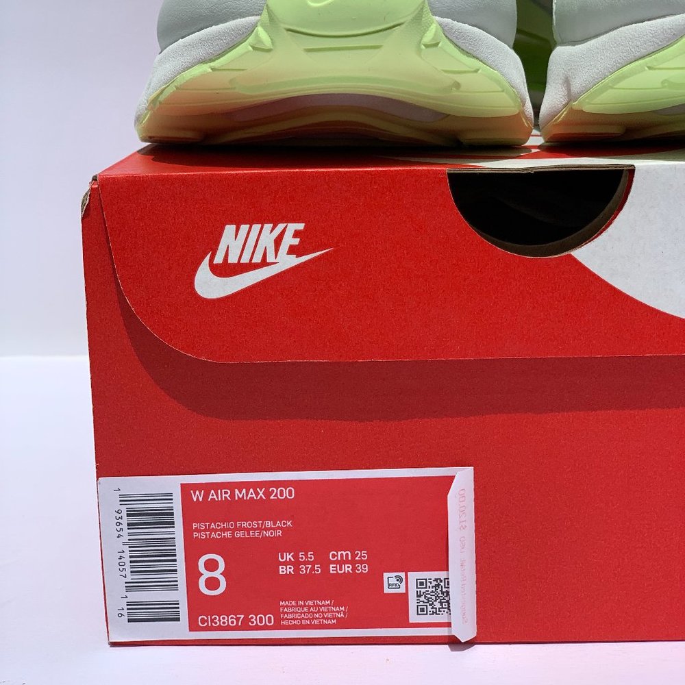 W AIR MAX 200 PISTACHIO FROST/BLACK - Picture 7 of 8